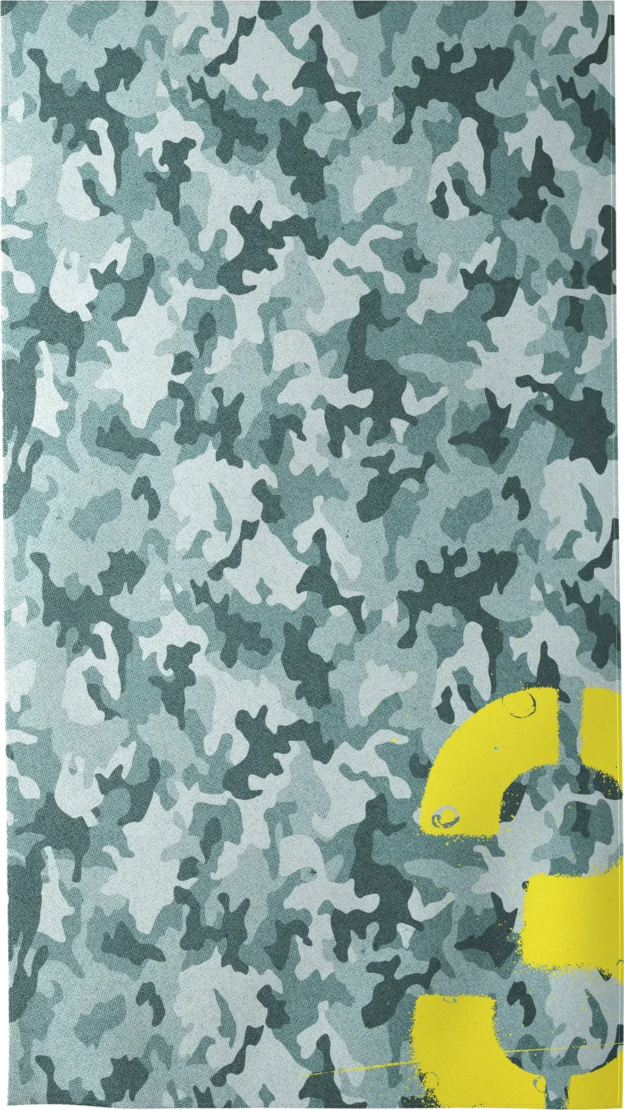 CAMO-01 — CAMO beach towel, recto, L