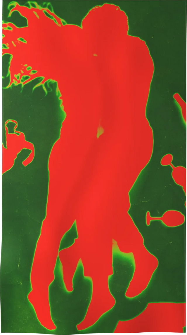 CYANO-03 — CYANOTYPE beach towel, L