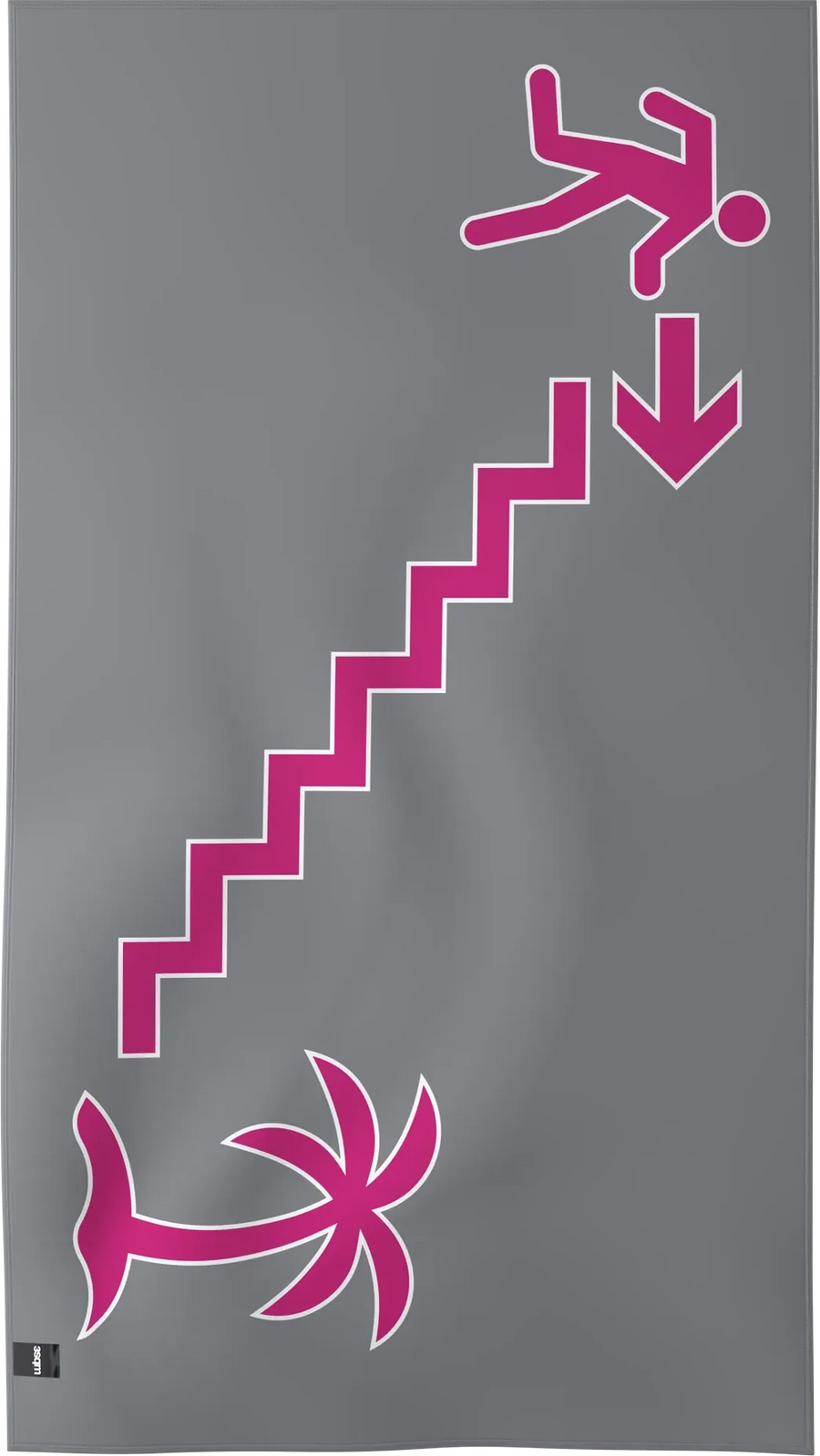 EXIT-03 — EXIT beach towel, verso, L