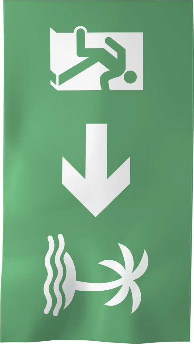 EXIT-04 — EXIT beach towel, L