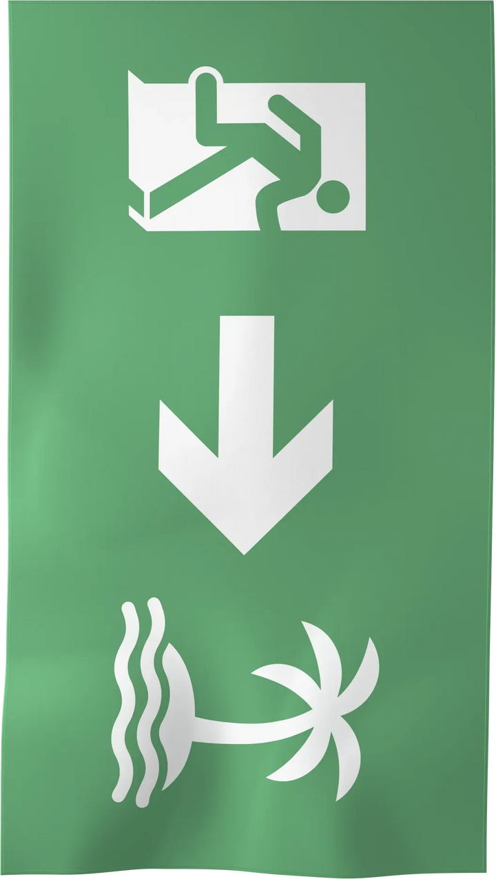 EXIT-04 — EXIT beach towel, L