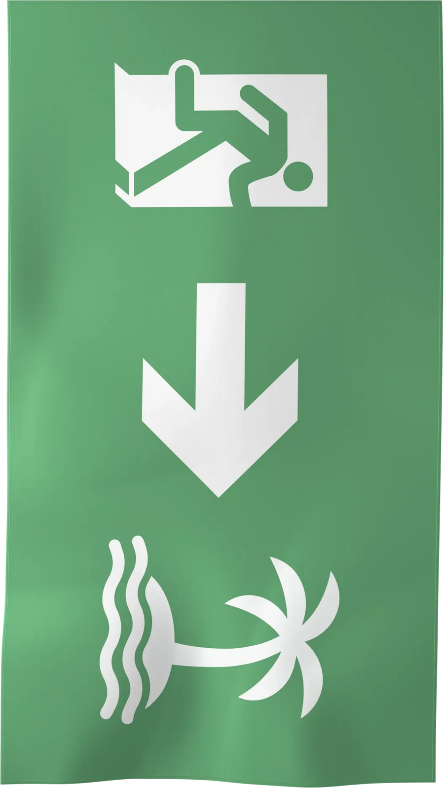 EXIT-04 — EXIT beach towel, recto, L