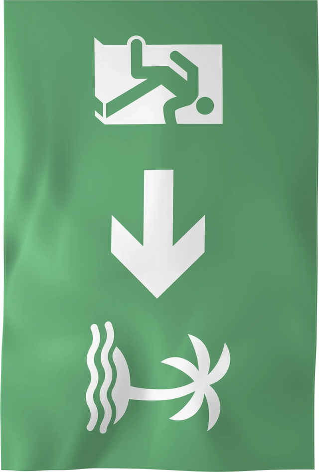 EXIT-04 — EXIT beach towel, XL
