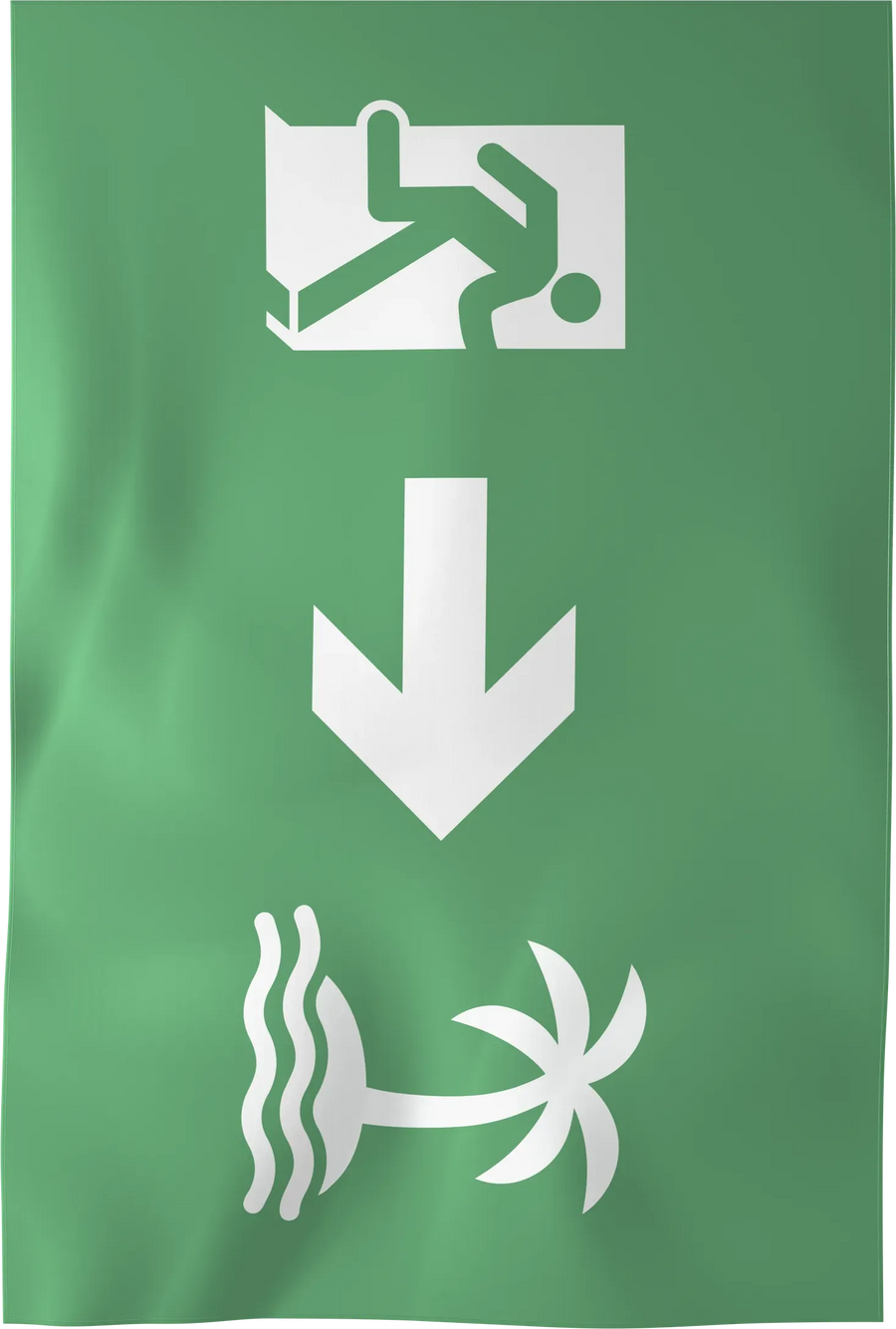 EXIT-04 — EXIT beach towel, recto, XL