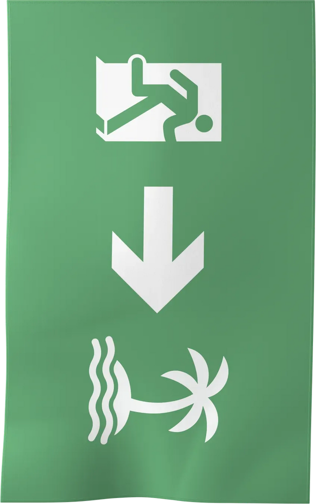 EXIT-04 — EXIT beach towel, M