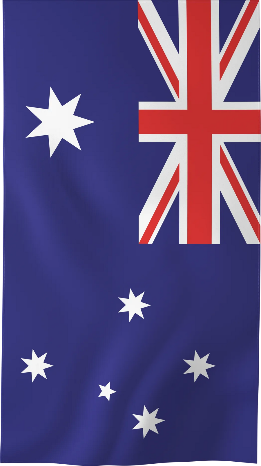 AUS — FLAGS beach towel, recto, L