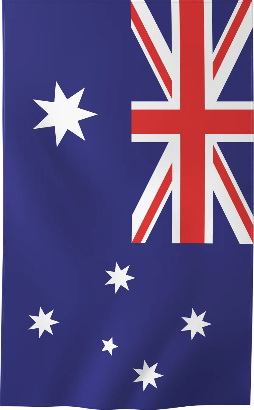 AUS — FLAGS beach towel, recto, M