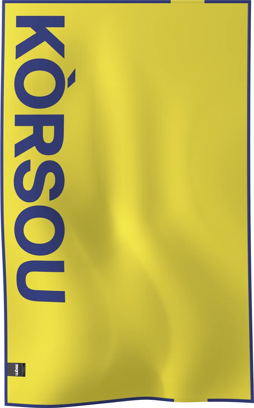 CUW — FLAGS beach towel, verso, M