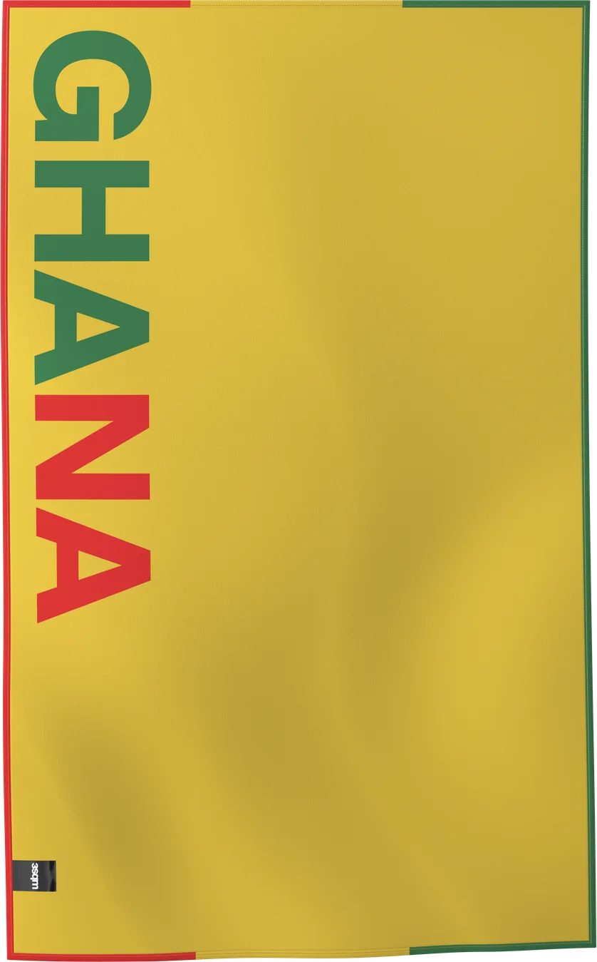 GHA — FLAGS beach towel, verso, M