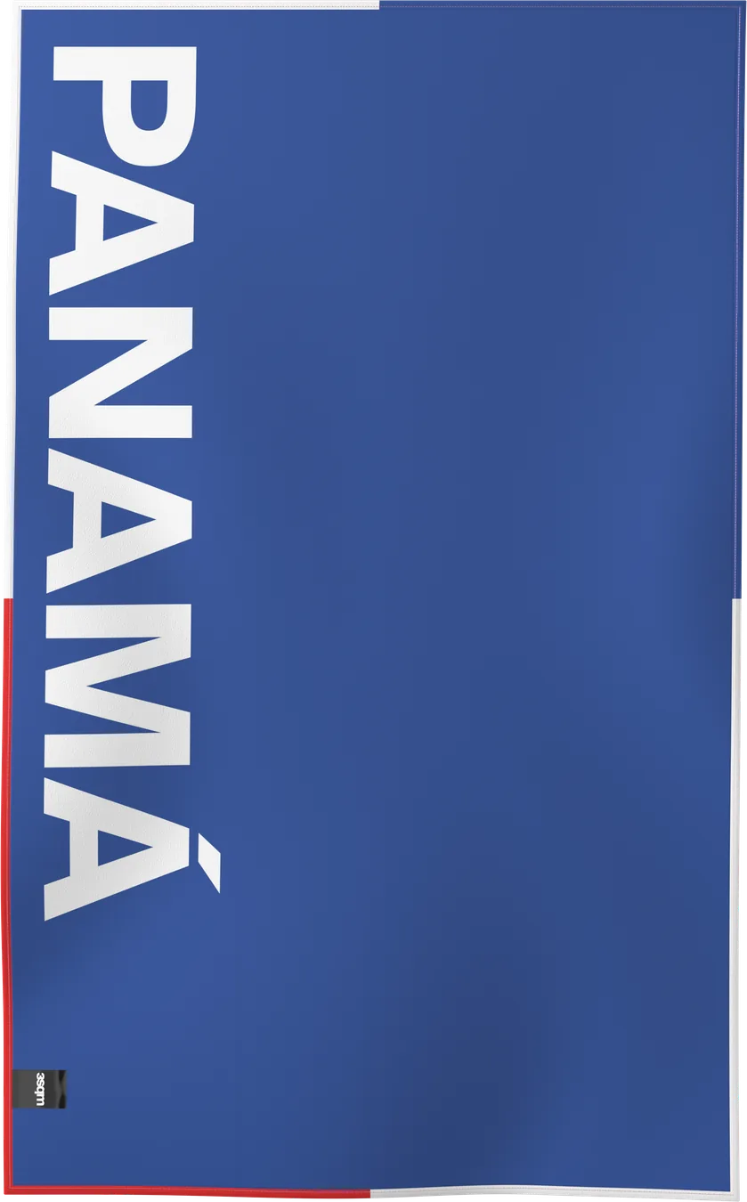PAN — FLAGS beach towel, verso, M