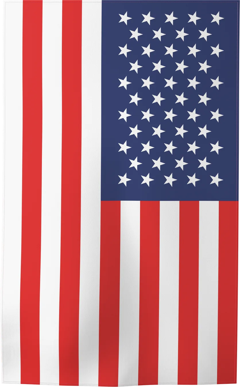 USA — FLAGS beach towel, recto, M