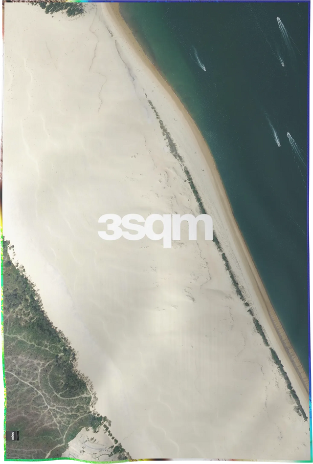 LIDAR-03 — LIDAR beach towel, XL