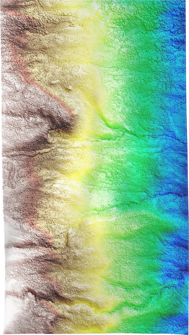 LIDAR-06 — LIDAR beach towel, L