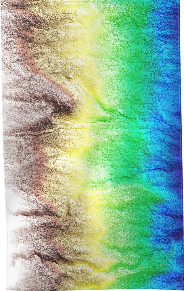 LIDAR-06 — LIDAR beach towel, M