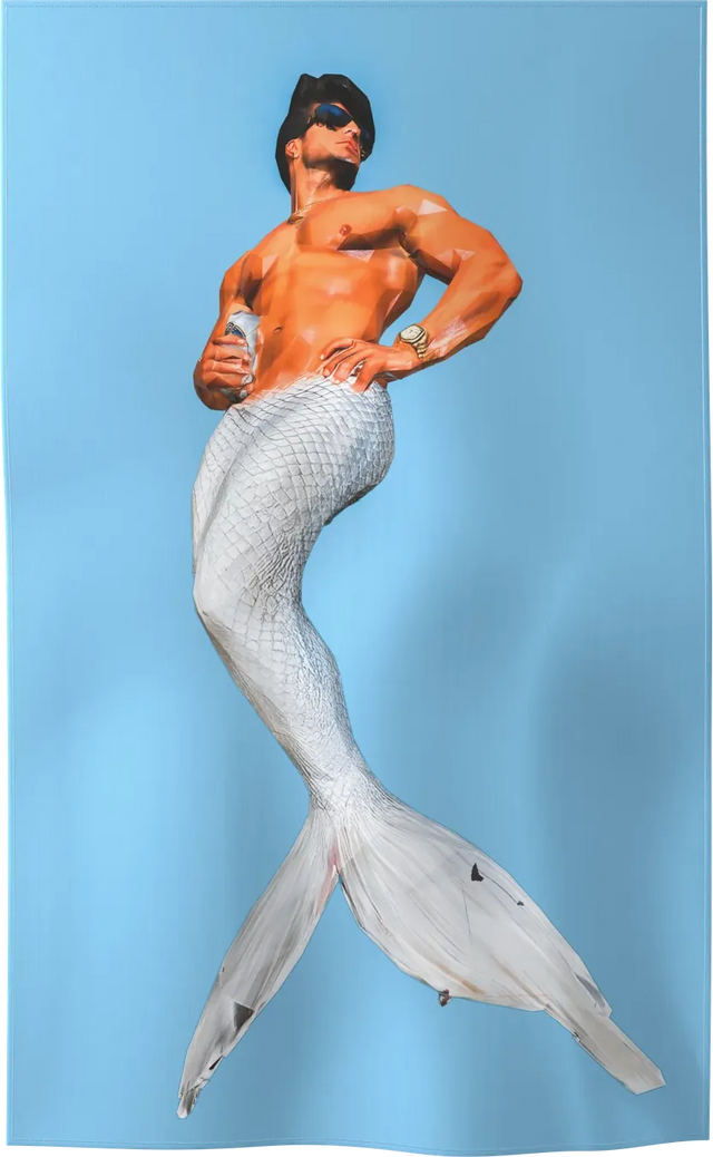 LOWPOLY-05 — LOWPOLY beach towel, M