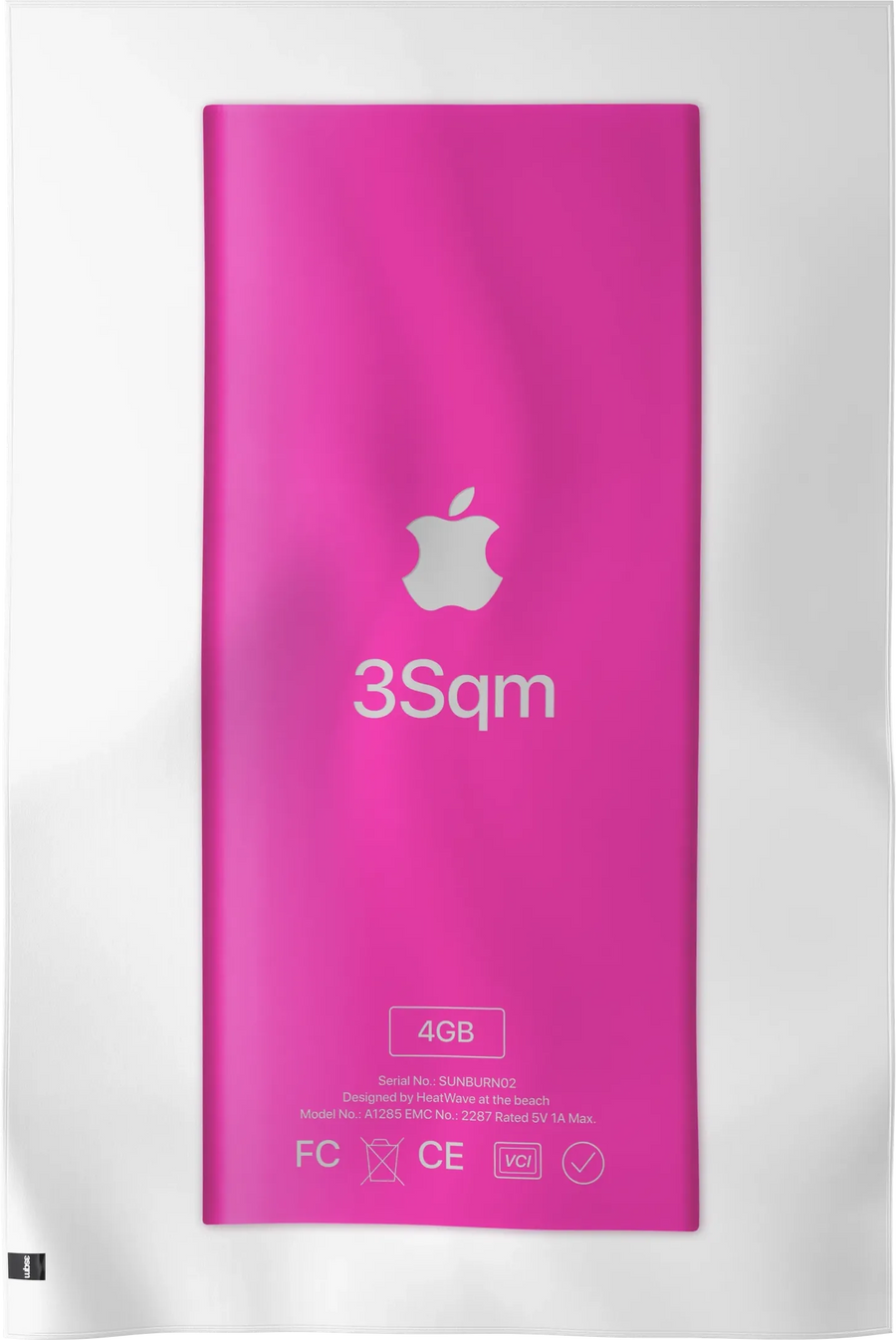 MP3-W02 — MP3 beach towel, verso, XL