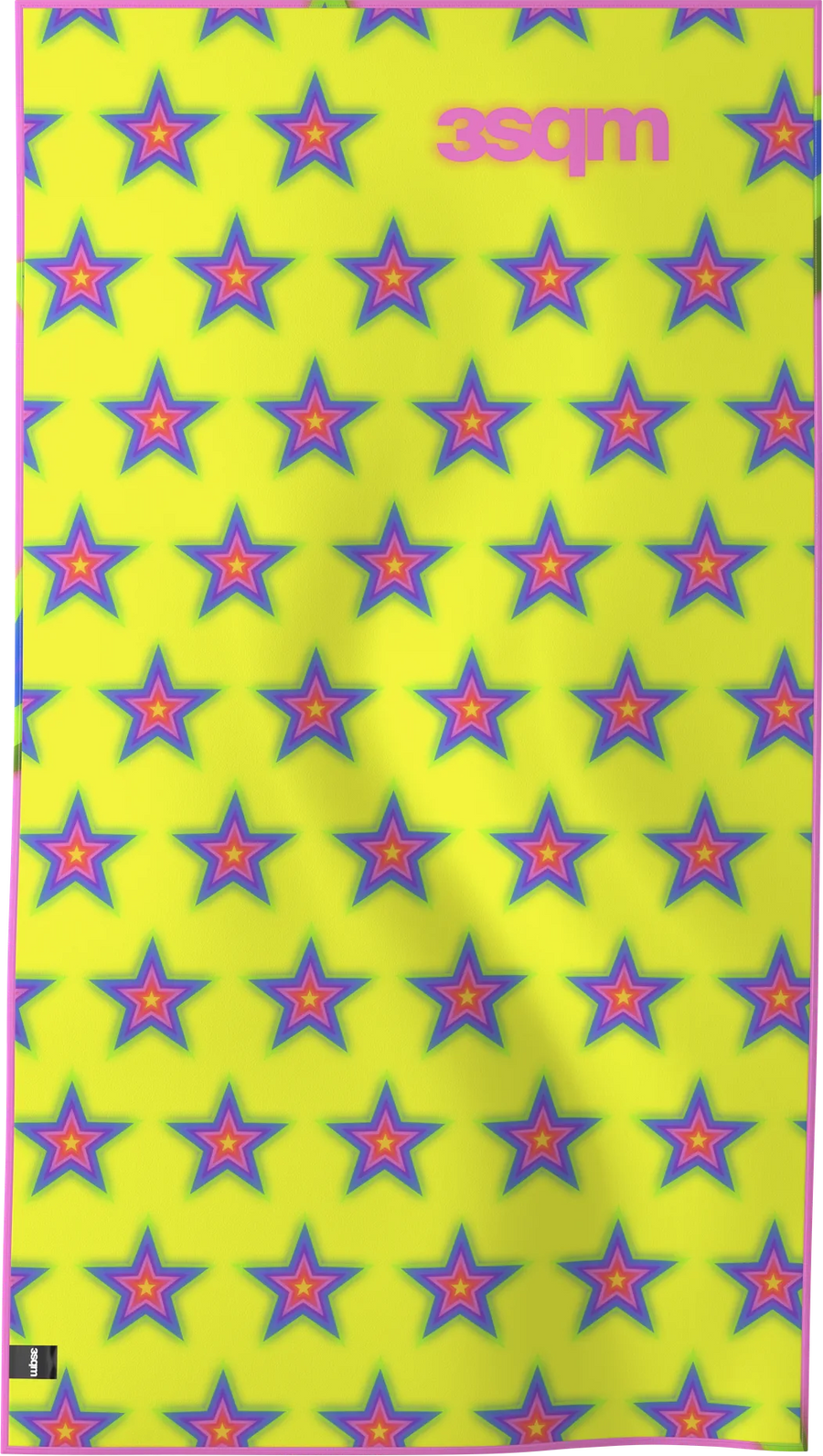 STARS-01 — STARS beach towel, verso, L