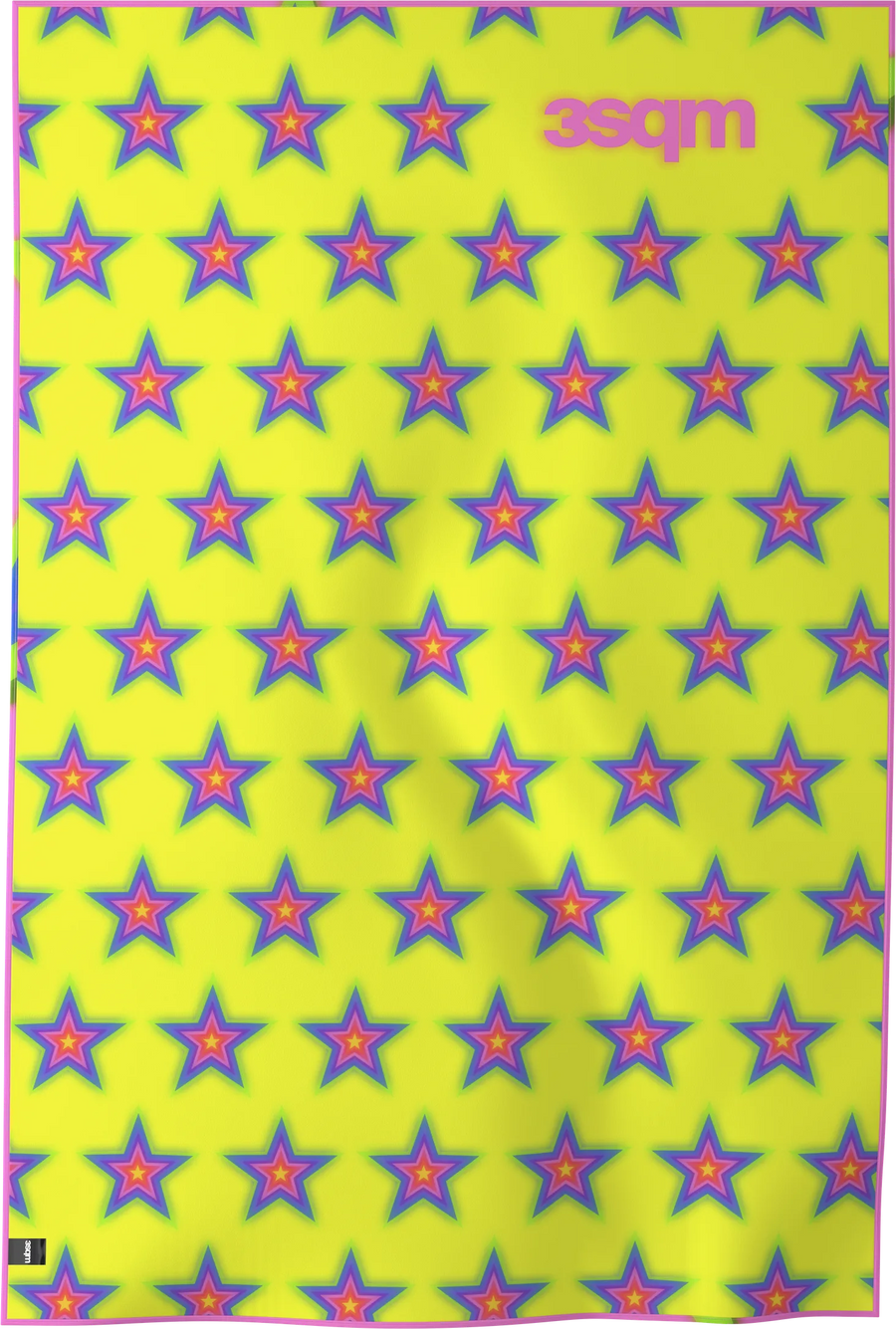 STARS-01 — STARS beach towel, verso, XL