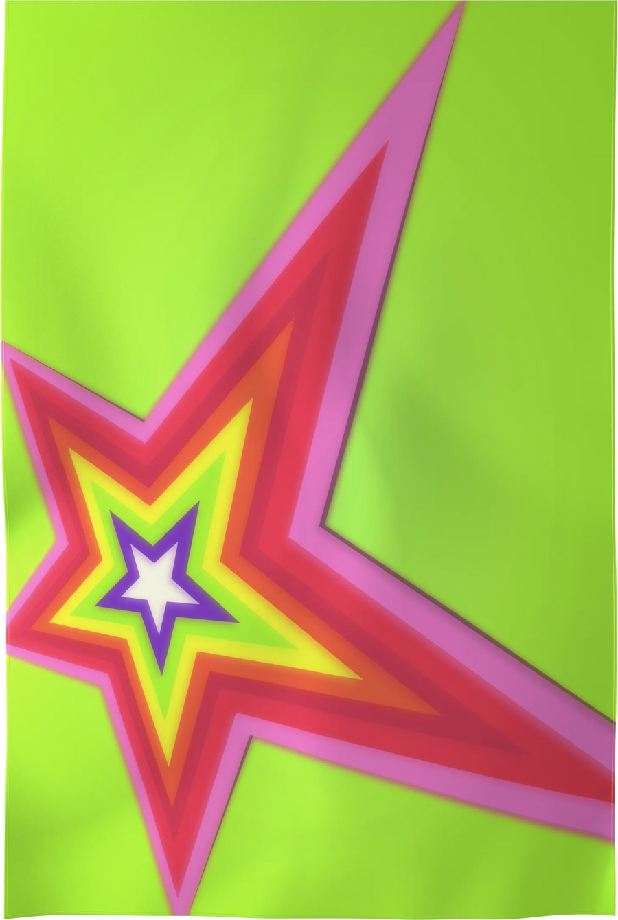 STARS-03 — STARS beach towel, recto, XL