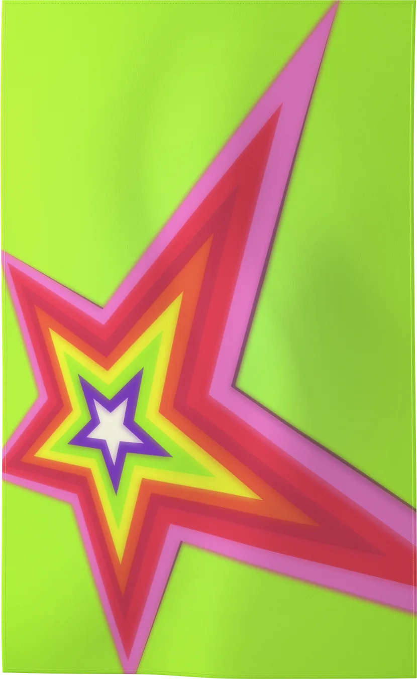 STARS-03 — STARS beach towel, recto, M
