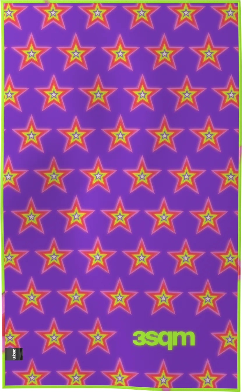 STARS-03 — STARS beach towel, verso, M