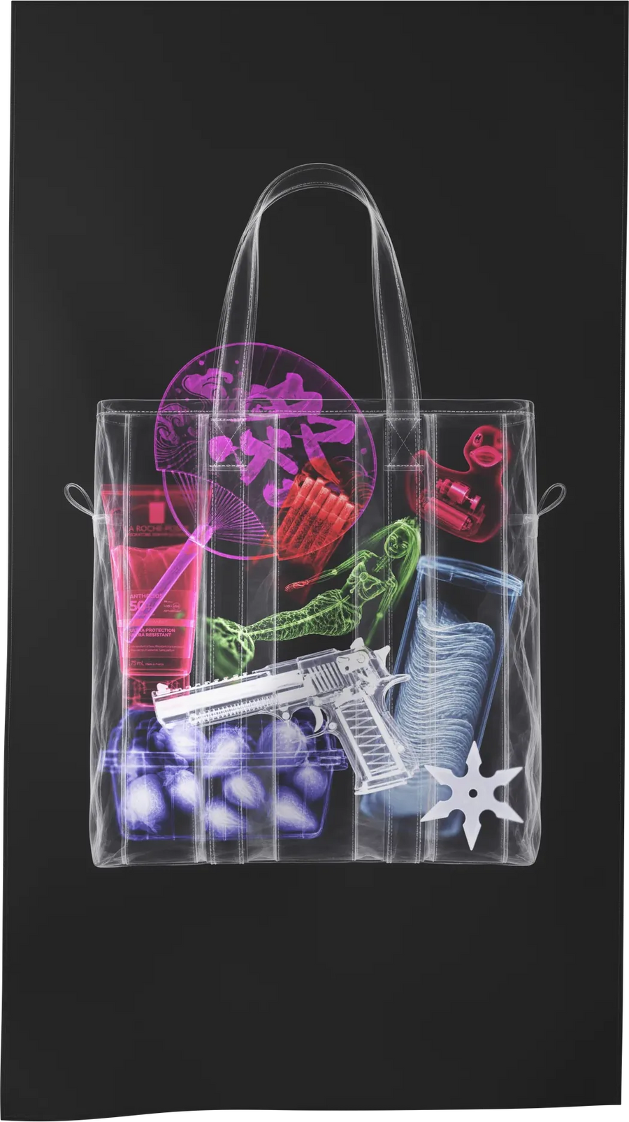 XRAY-01 — X-RAY beach towel, recto, L