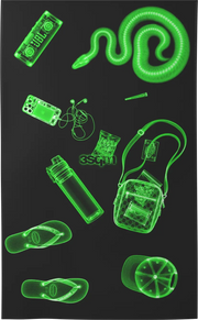 XRAY-02 beach towel