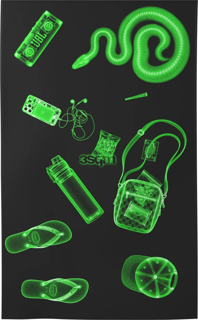 XRAY-02 — X-RAY beach towel, M