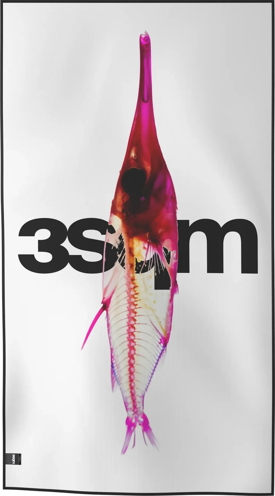 XRAY-04 — X-RAY beach towel, verso, L
