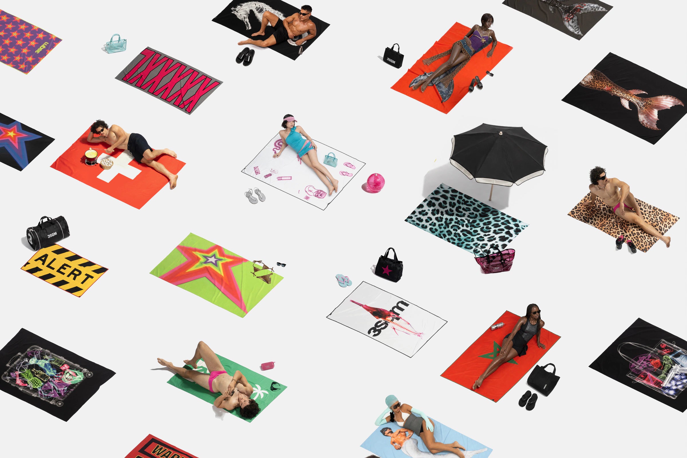 A colourful selection of designs from the 3SQM collection.