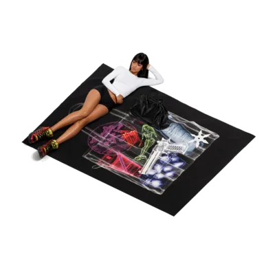 XRAY-03 — X-RAY beach towel, XL, editorial look